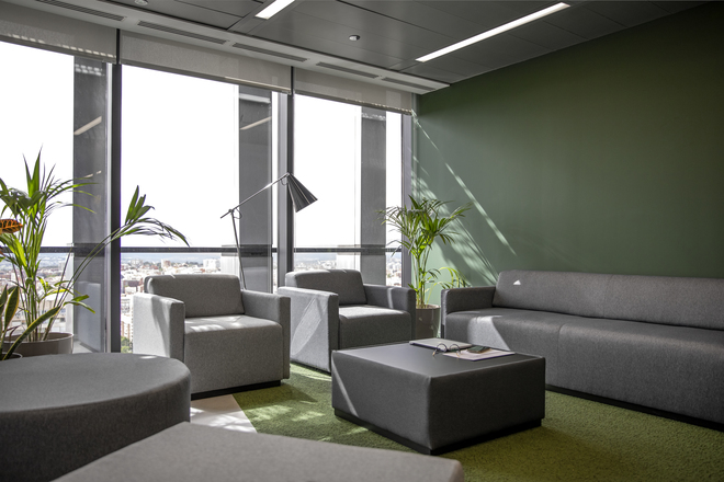 Break area y espacios wellness- First Workplaces